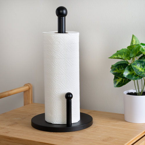 Andover Mills™ Stainless Steel Freestanding Paper Towel Holder